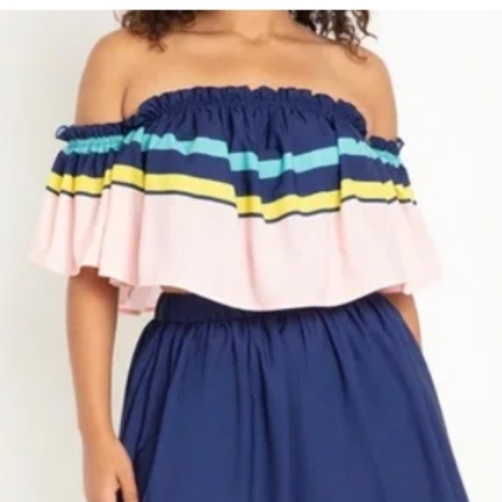 EUC ELOQUII OFF THE SHOULDER TOP SIZE 24